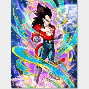 Super Saiyan 4 Vegeta Posters and Art